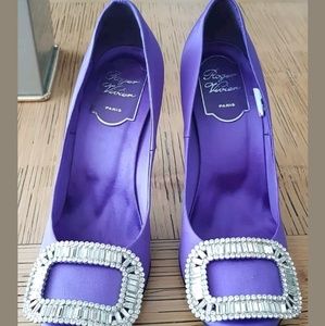 Roger Vivier Satin Heels